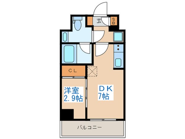 ア－バネックス西新宿Ⅱの物件間取画像